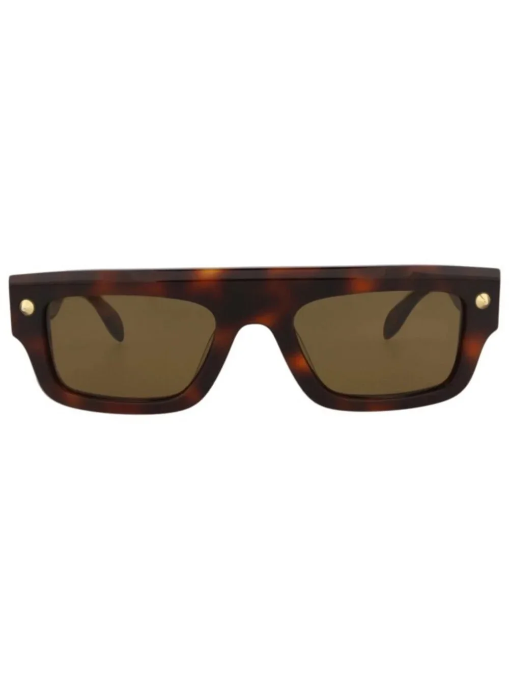 New Alexander McQueen Women's Sunglasses Square Rectangle Recycled Acetate Frame